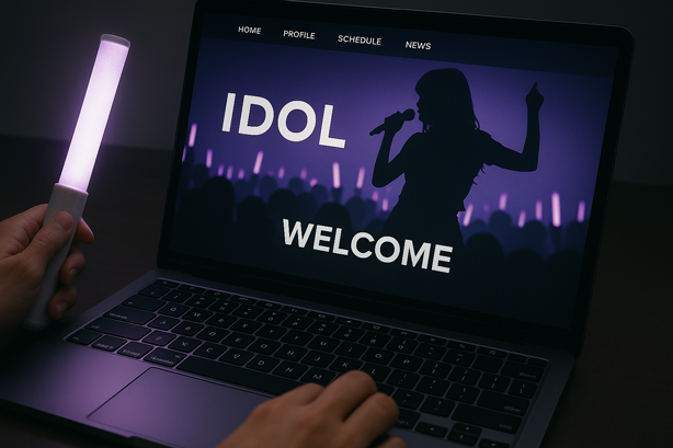 アイドル公式サイト：制作・運用ディレクション